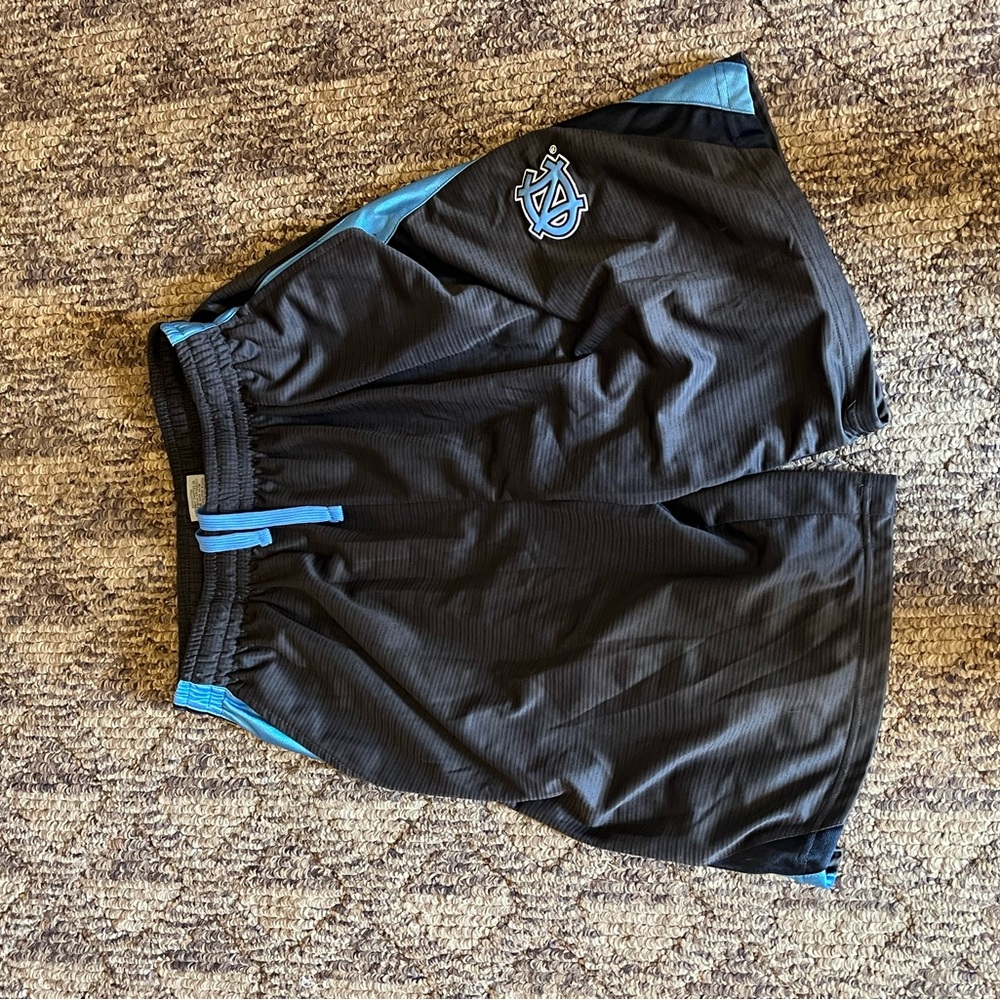 UNC North Carolina Grey and Blue Athletic Shorts